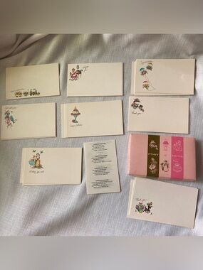 Vintage MCM Post-A-Note 40 Card Complete Set!